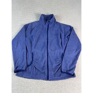 Mountain‎ Hardwear Jacket Womens Medium Blue Full Zip Fleece Outdoor Hiking Warm